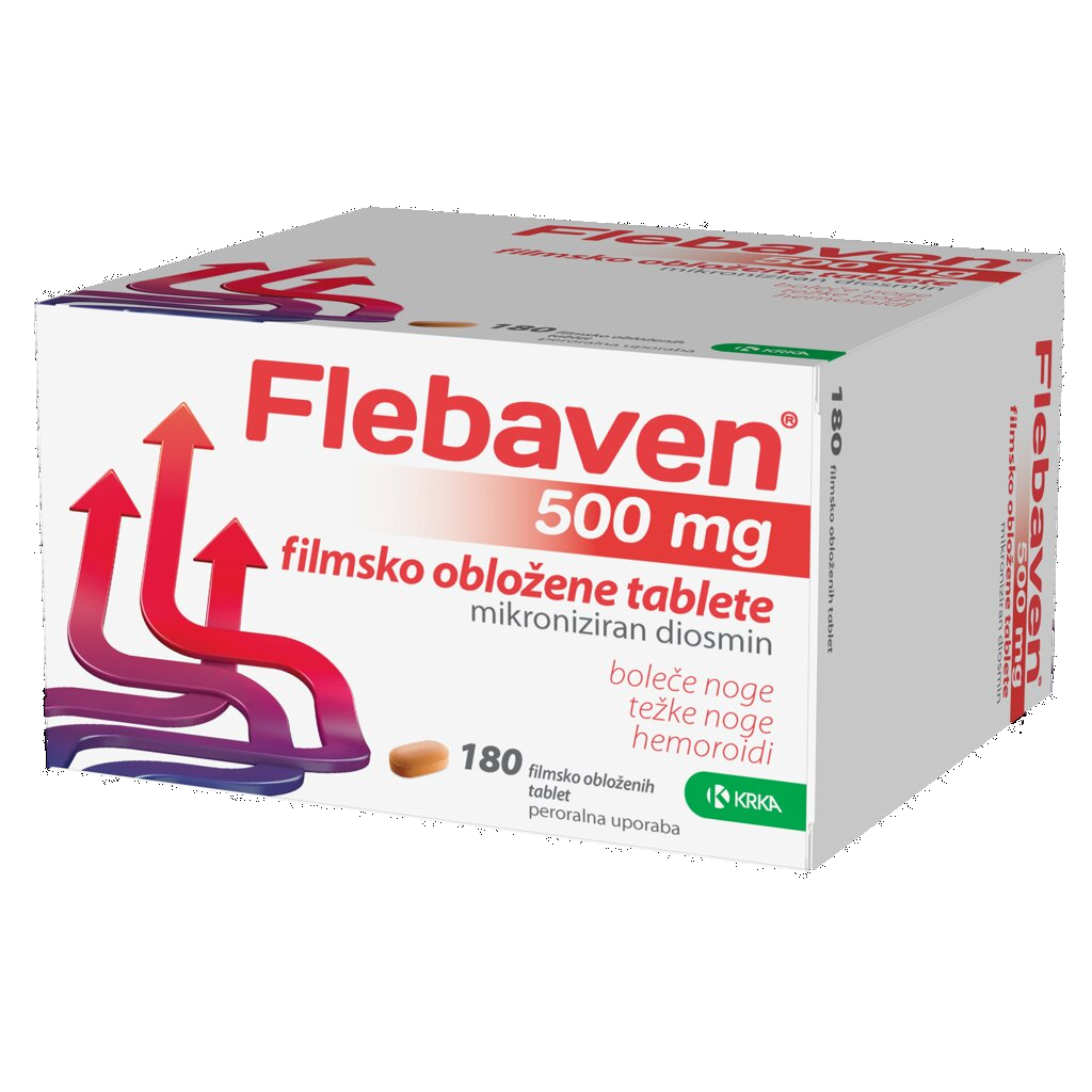Flebaven 500 mg, 180 tablet