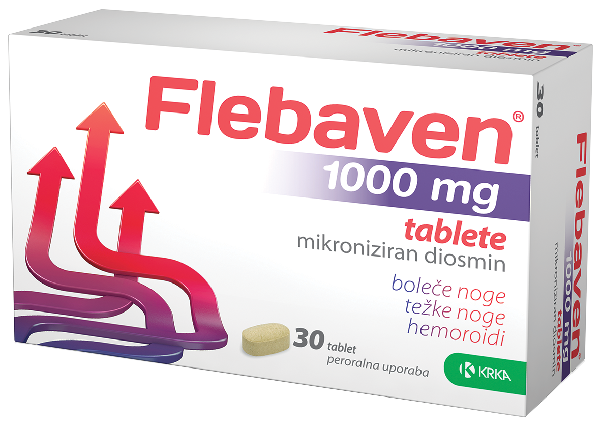 Flebaven 1000 mg, 30 tablet