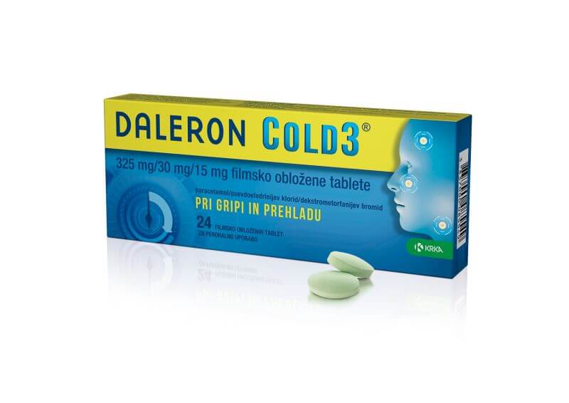 Daleron COLD3, 24 tablet