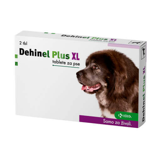 Dehinel plus XL, 12 tablet za pse