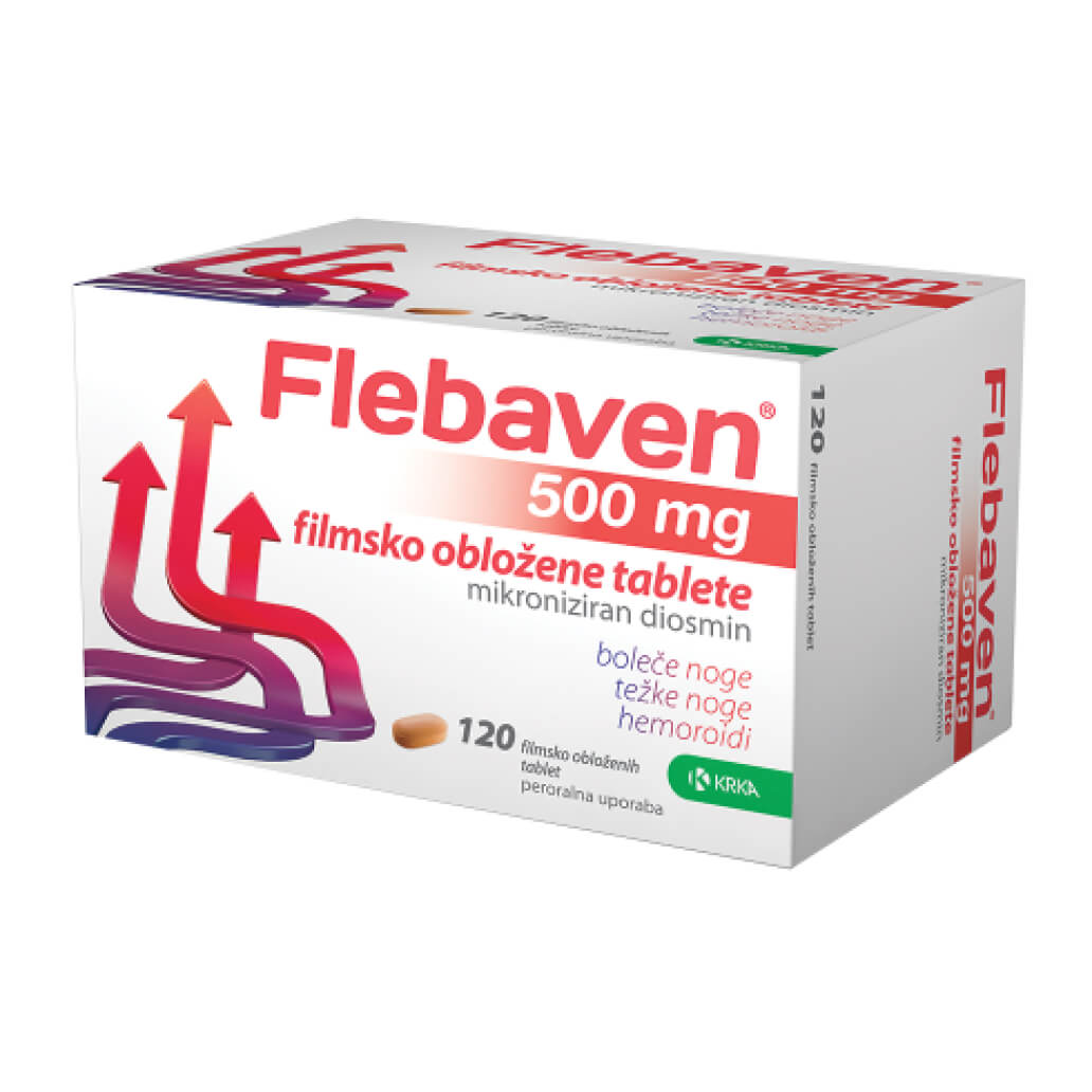 Flebaven 500 mg, 120 tablet