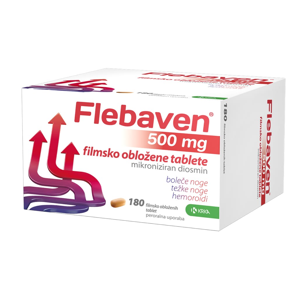Flebaven 500 mg, 180 tablet