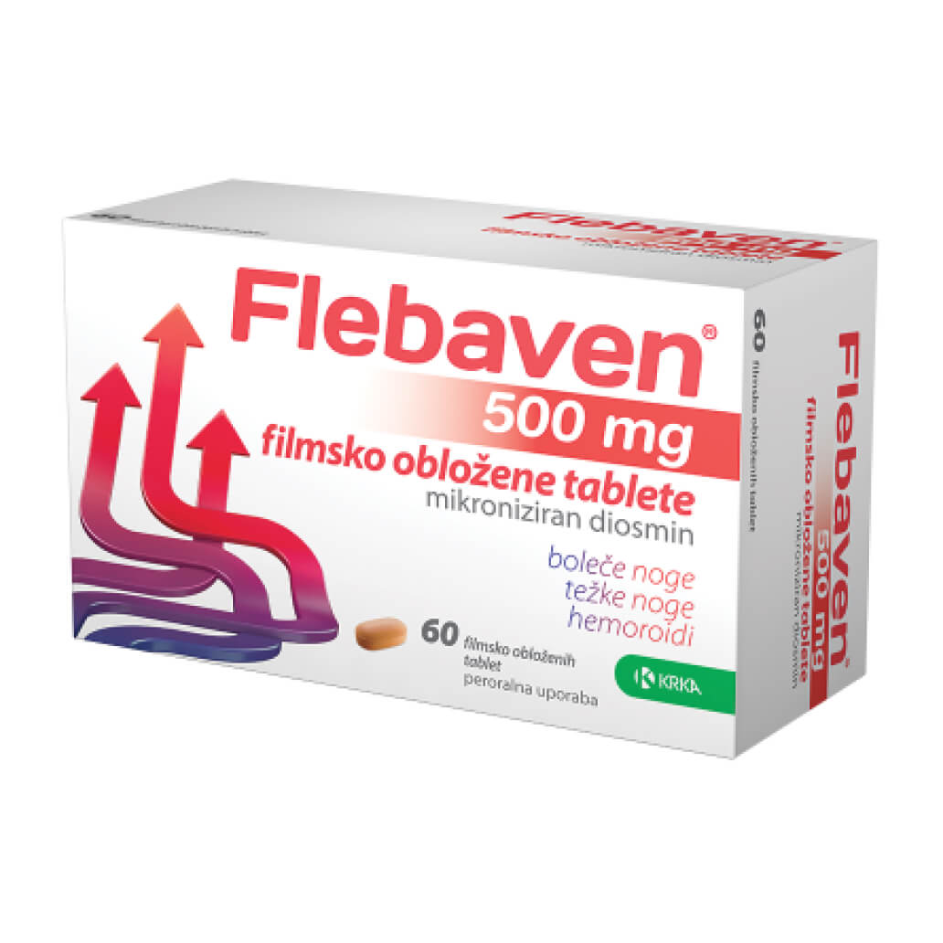 Flebaven 500 mg, 60 tablet