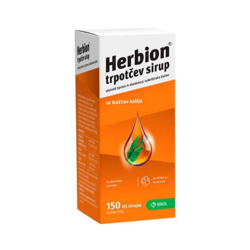 Herbion trpotčev sirup, 150 ml
