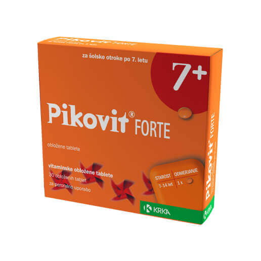 Pikovit forte 7+, 30 obloženih tablet